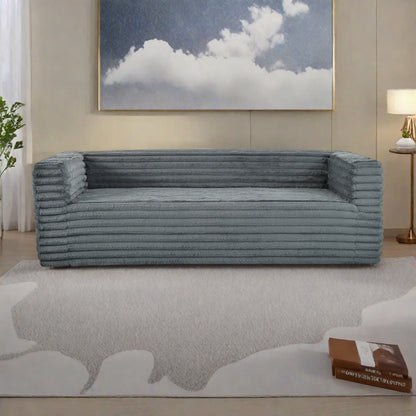 Divano in tessuto 89 a 3 posti per soggiorni e piccoli spazi - Divano moderno ultra morbido