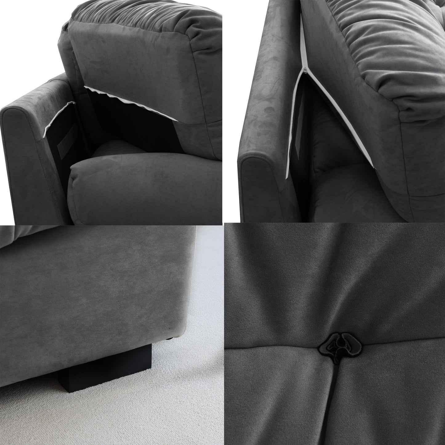 89 Divano trapuntato a forma di nuvola