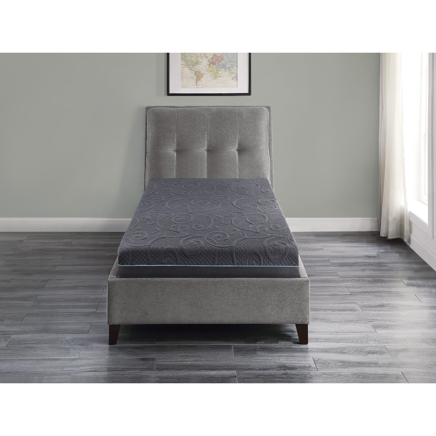 Materasso ibrido in memory foam con infusione di gel per 8 letti in una scatola