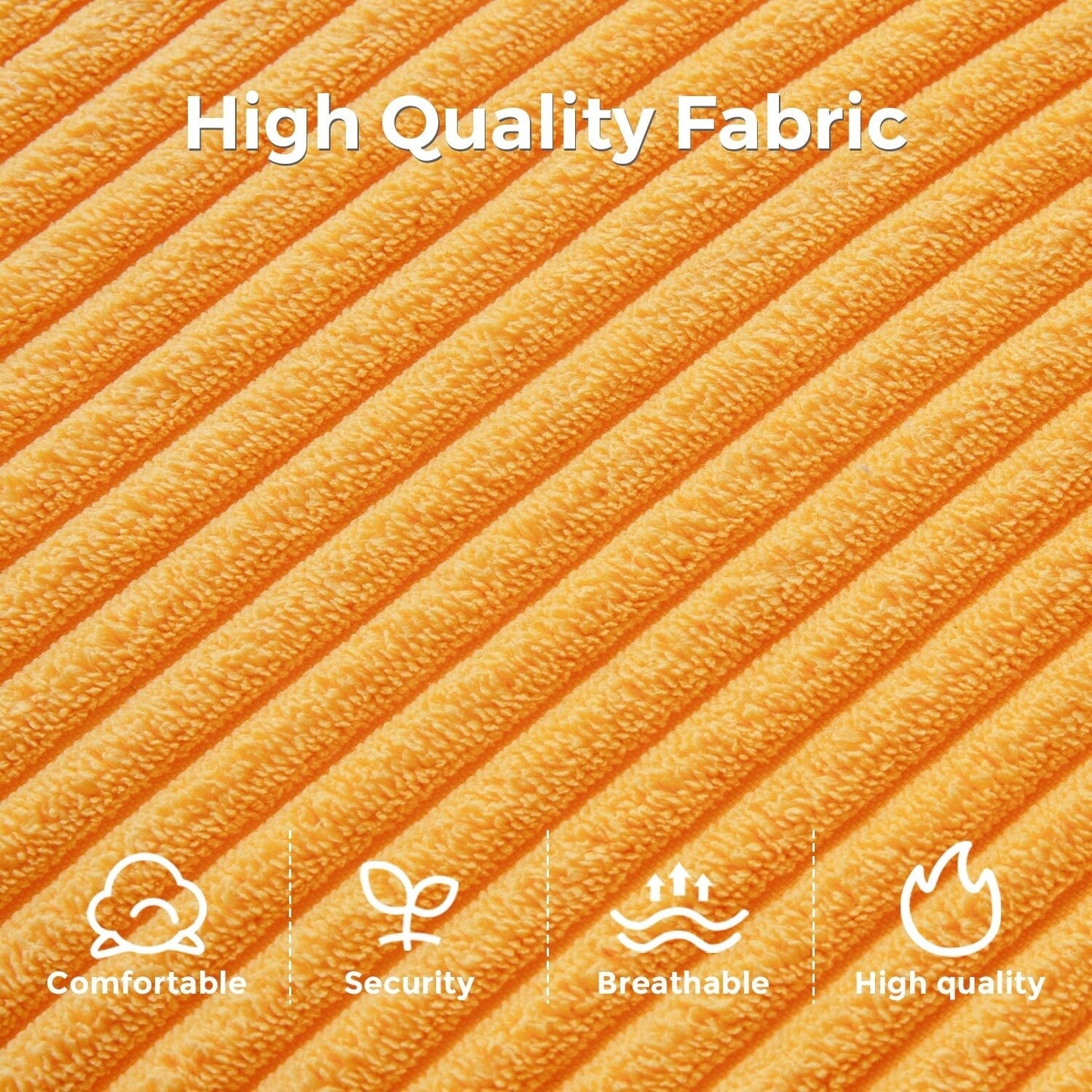 Divano letto pieghevole in velluto a coste, singolo