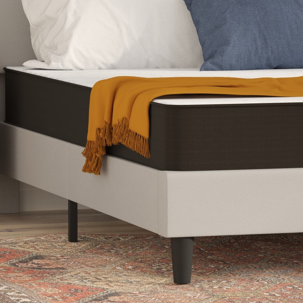 Materasso ibrido a molle con parte superiore mediamente stretta - Grigio