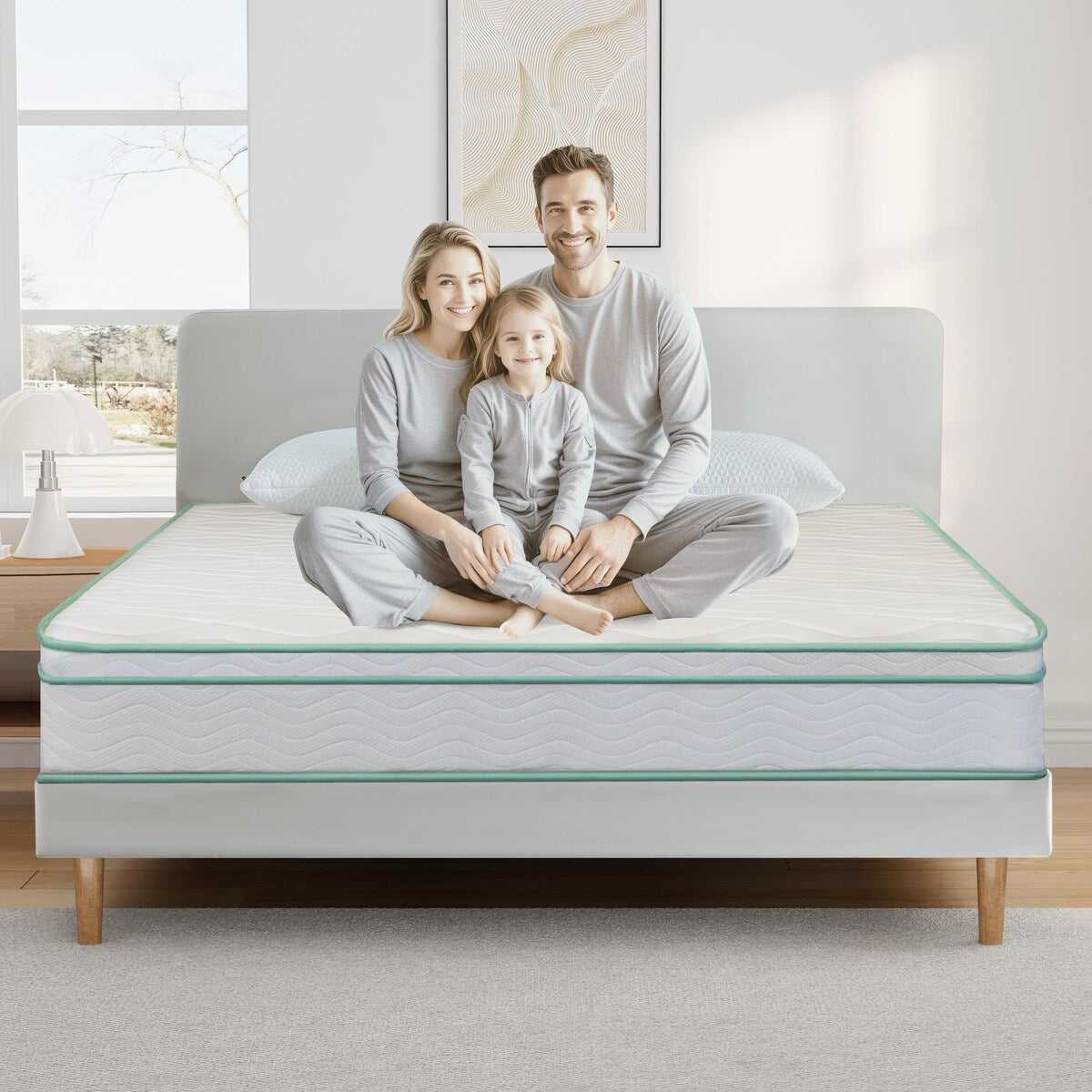 Materasso ibrido in memory foam Cool Gel da 8 pollici di medie dimensioni di BRN