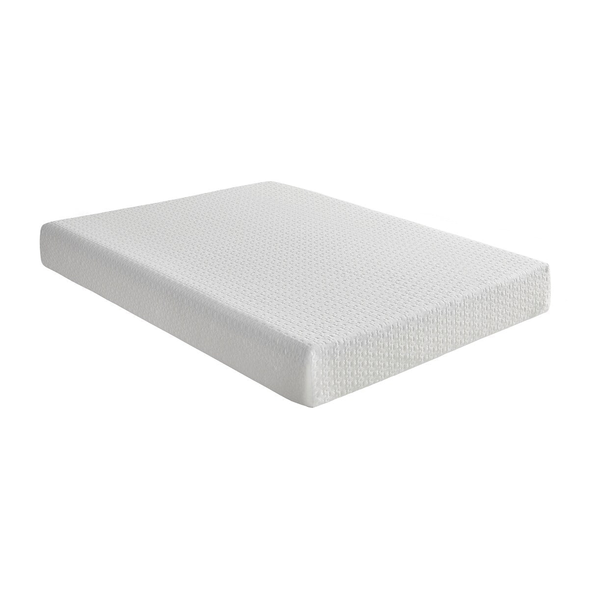 Materasso Queen Size traspirante in memory foam Cool Gel, bianco, materasso in scatola, materasso comfort rigido