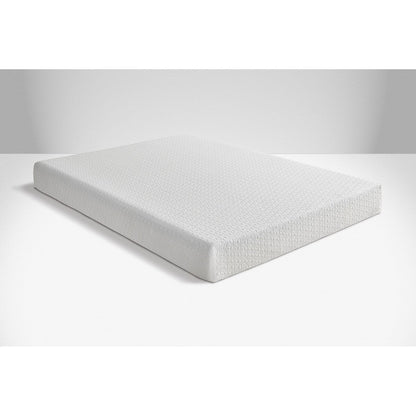 Materasso Queen Size traspirante in memory foam Cool Gel, bianco, materasso in scatola, materasso comfort rigido