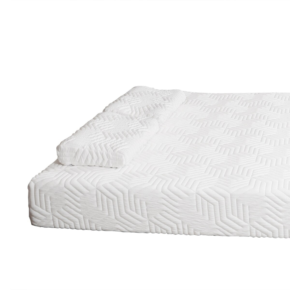 Materasso in memory foam Cool Firm da 8 pollici con 2 cuscini