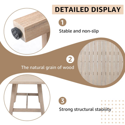 Set da pranzo da esterno in legno da 9 pezzi con cuscini