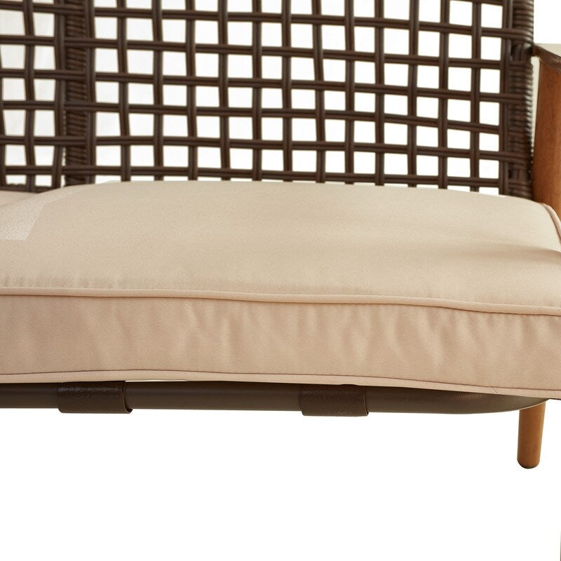 Set da conversazione per esterni in rete da 9 pezzi