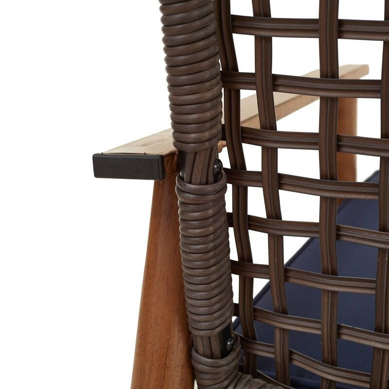 Set da conversazione per esterni in rete da 9 pezzi