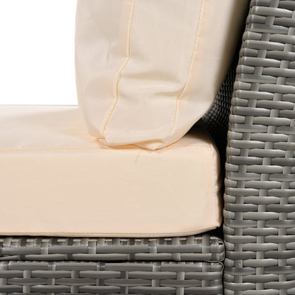 Set da conversazione all'aperto da 9 pezzi