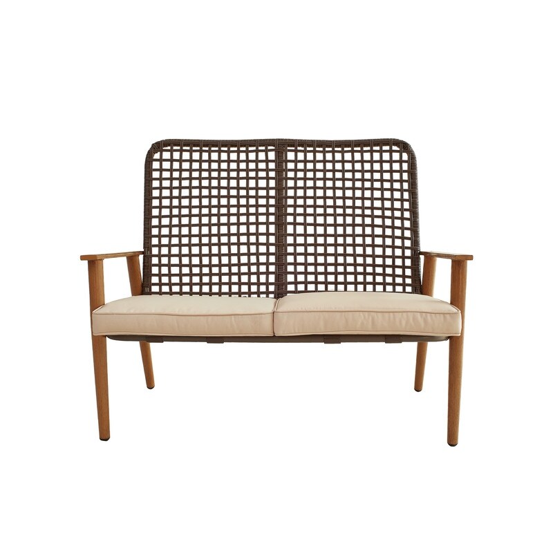 Set da conversazione per esterni in rete da 9 pezzi