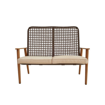 Set da conversazione per esterni in rete da 9 pezzi