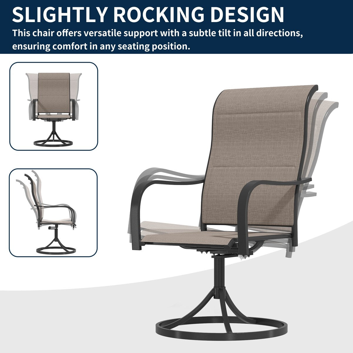 Set da pranzo da patio da 9 pezzi con tavolo da pranzo estensibile