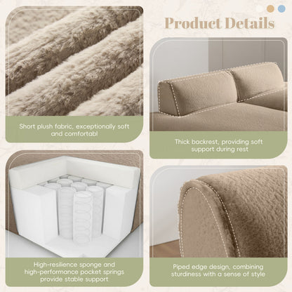 Divano componibile modulare oversize da 90 pollici