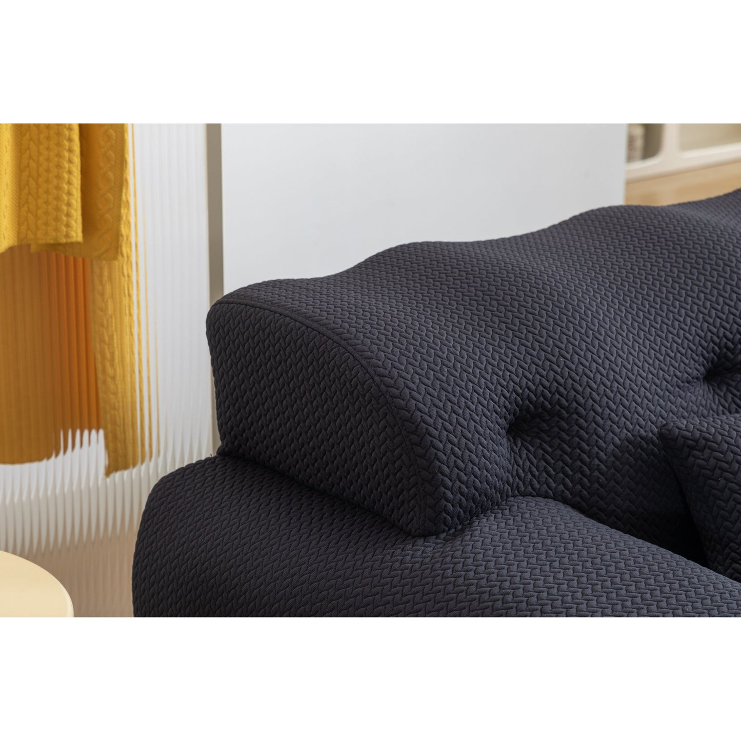 Divano a 2 posti con molle in schiuma da 90 pollici e design senza montaggio