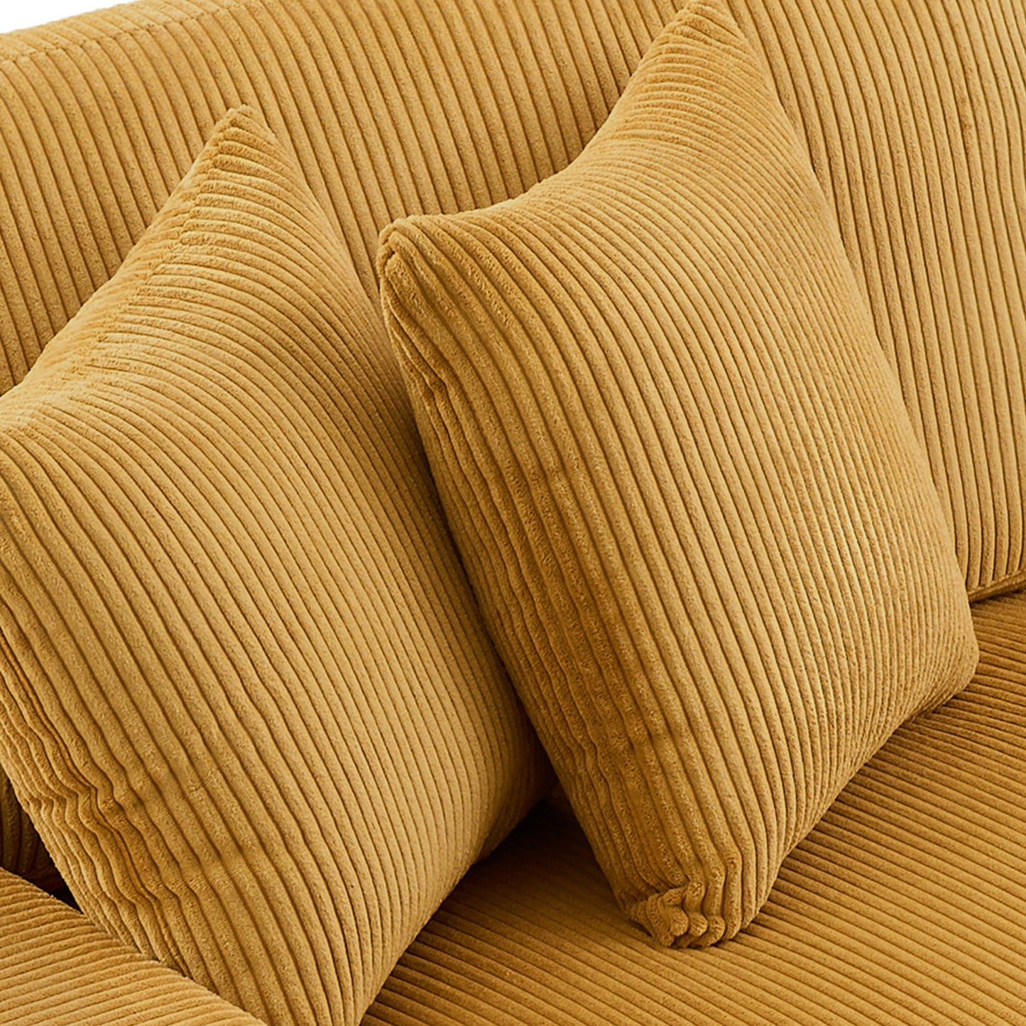 Divano a due posti da 90 pollici, moderno e accogliente, in velluto a coste