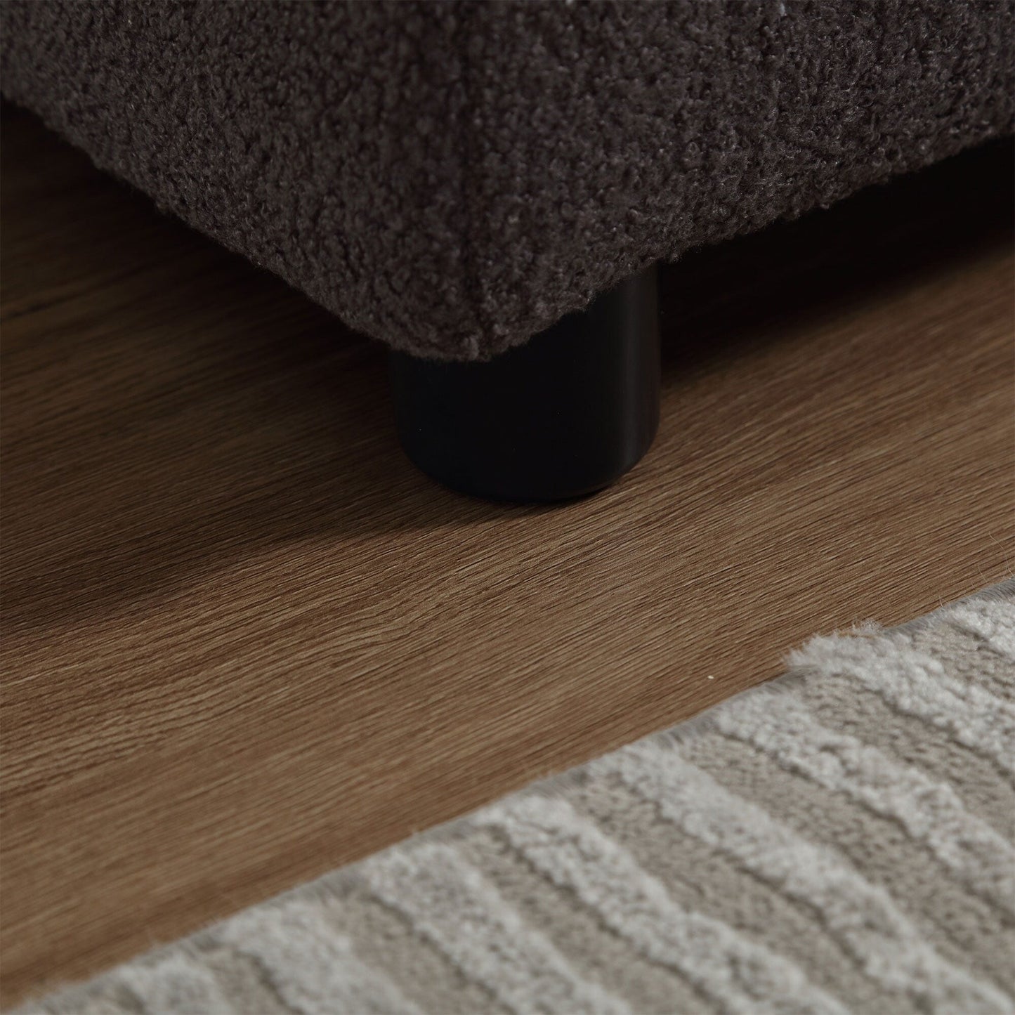 Divano a 2 posti in tessuto da 96,46'' con comodo design imbottito e stile nuvola, piedini in plastica, per soggiorno e appartamento