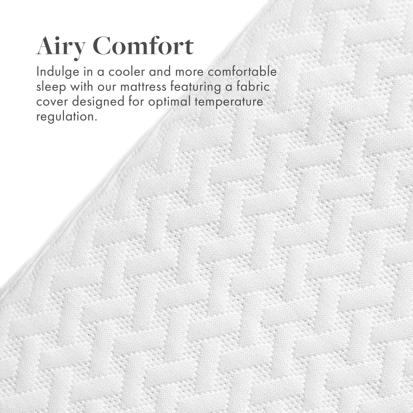 Materasso in memory foam con carbone di bambù SoftNest Airess Collection da 5 pollici