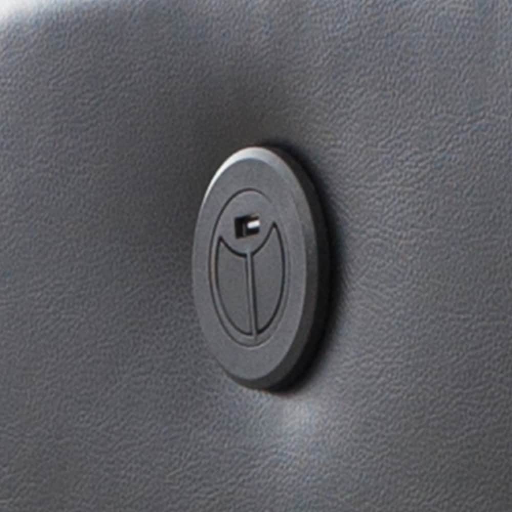 Poltrona reclinabile da lettura elettrica piccola in similpelle moderna AC Pacific