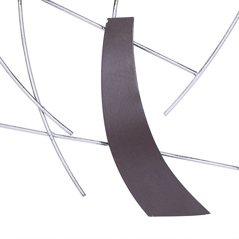 Scultura decorativa astratta in metallo da appendere alla parete, arte moderna, Adeco