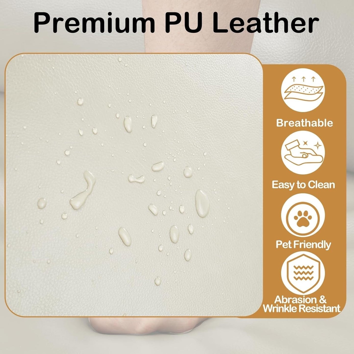 Divano componibile reclinabile elettrico AECOJOY, divano letto in pelle PU con chaise longue contenitore, schienale e poggiapiedi regolabili