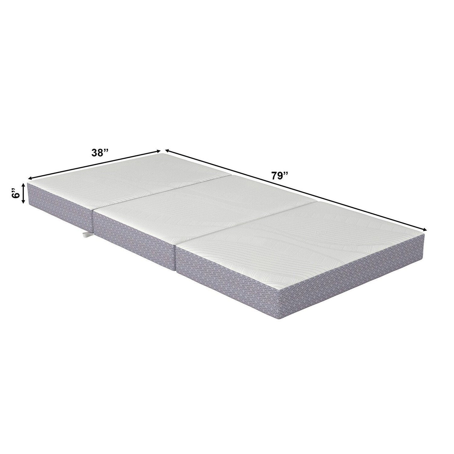 AFI, materasso pieghevole in memory foam CoolSoft taglia 6