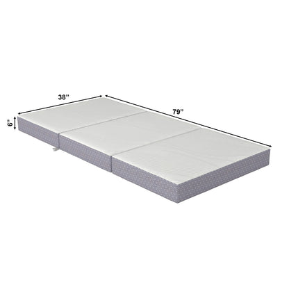 AFI, materasso pieghevole in memory foam CoolSoft taglia 6