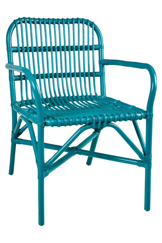 Delicieux - Poltroncina In Rattan Turchese