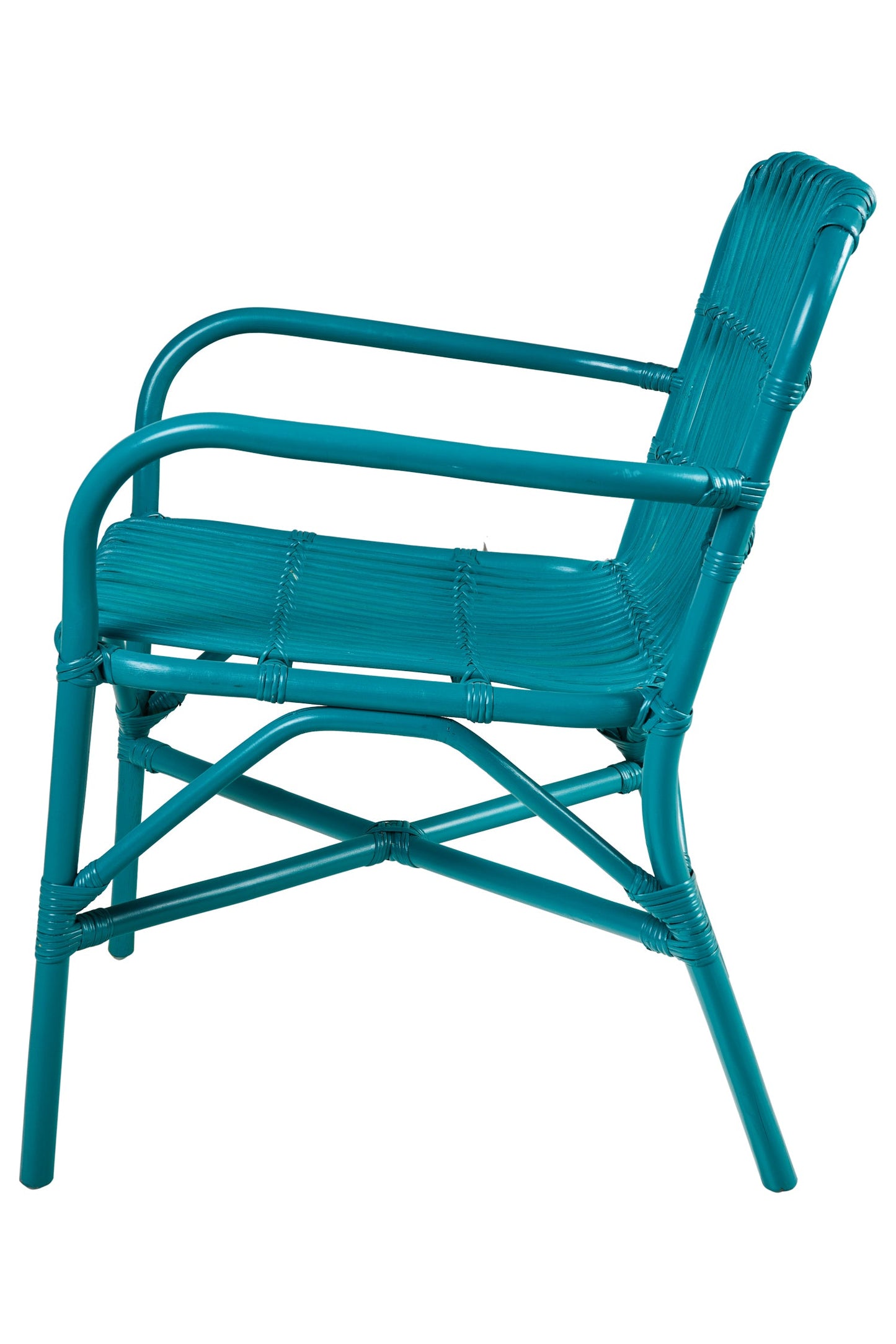 Delicieux - Poltroncina In Rattan Turchese