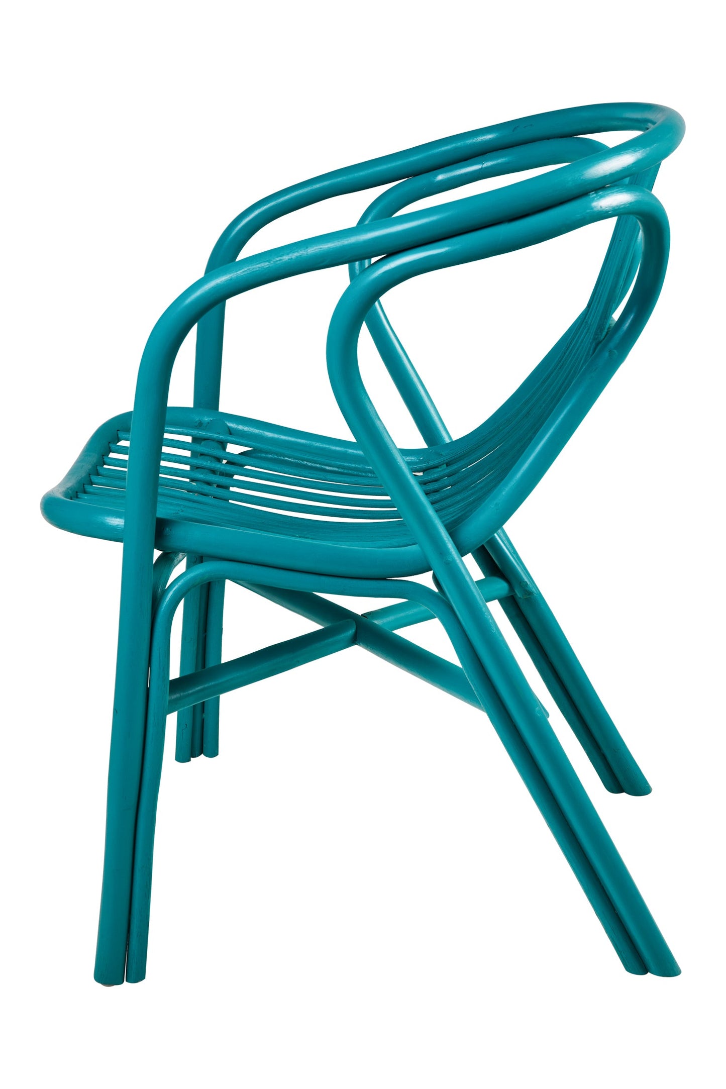 Les Bateaux - Poltrona In Rattan