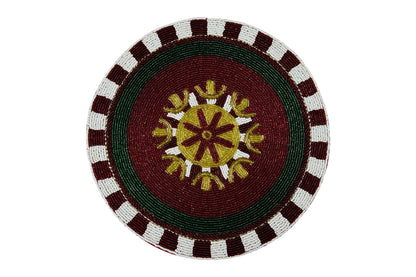 Beluga - Set Sottopiatti 1/4 Rosso/Verde