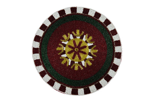 Beluga - Set Sottopiatti 1/4 Rosso/Verde