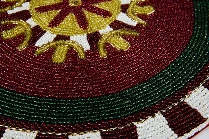 Beluga - Set Sottopiatti 1/4 Rosso/Verde