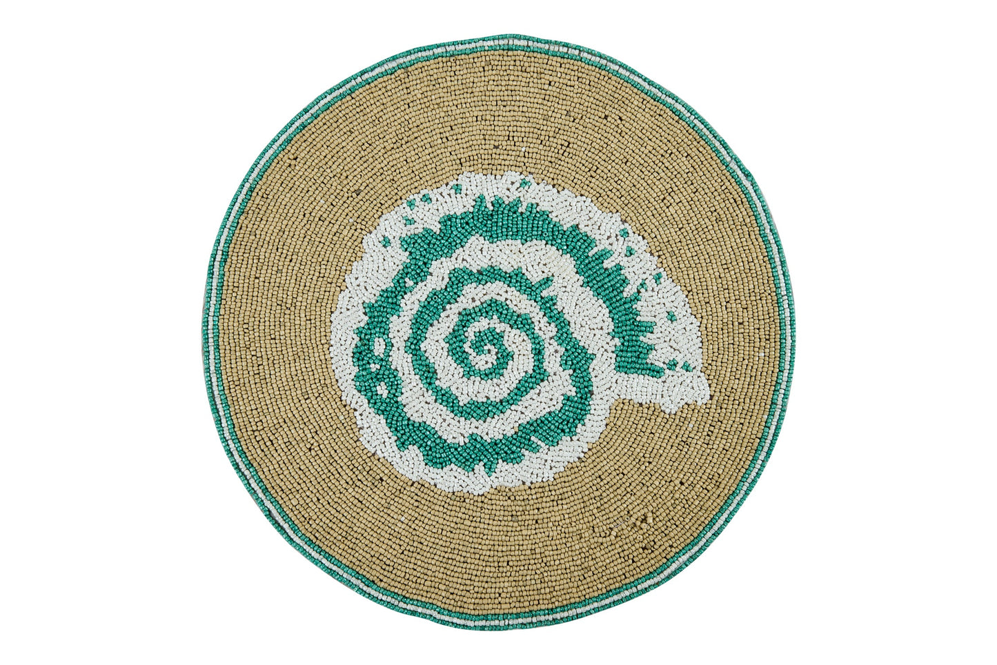 Sea Food - Sottopiatti Set 1/4 Con Perline Dis Conchiglia