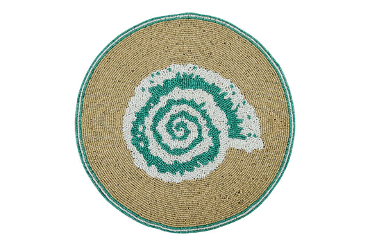 Sea Food - Sottopiatti Set 1/4 Con Perline Dis Conchiglia