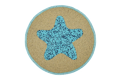 Sea Food - Sottopiatti Set 1/4 Con Perline Dis Stella Marina