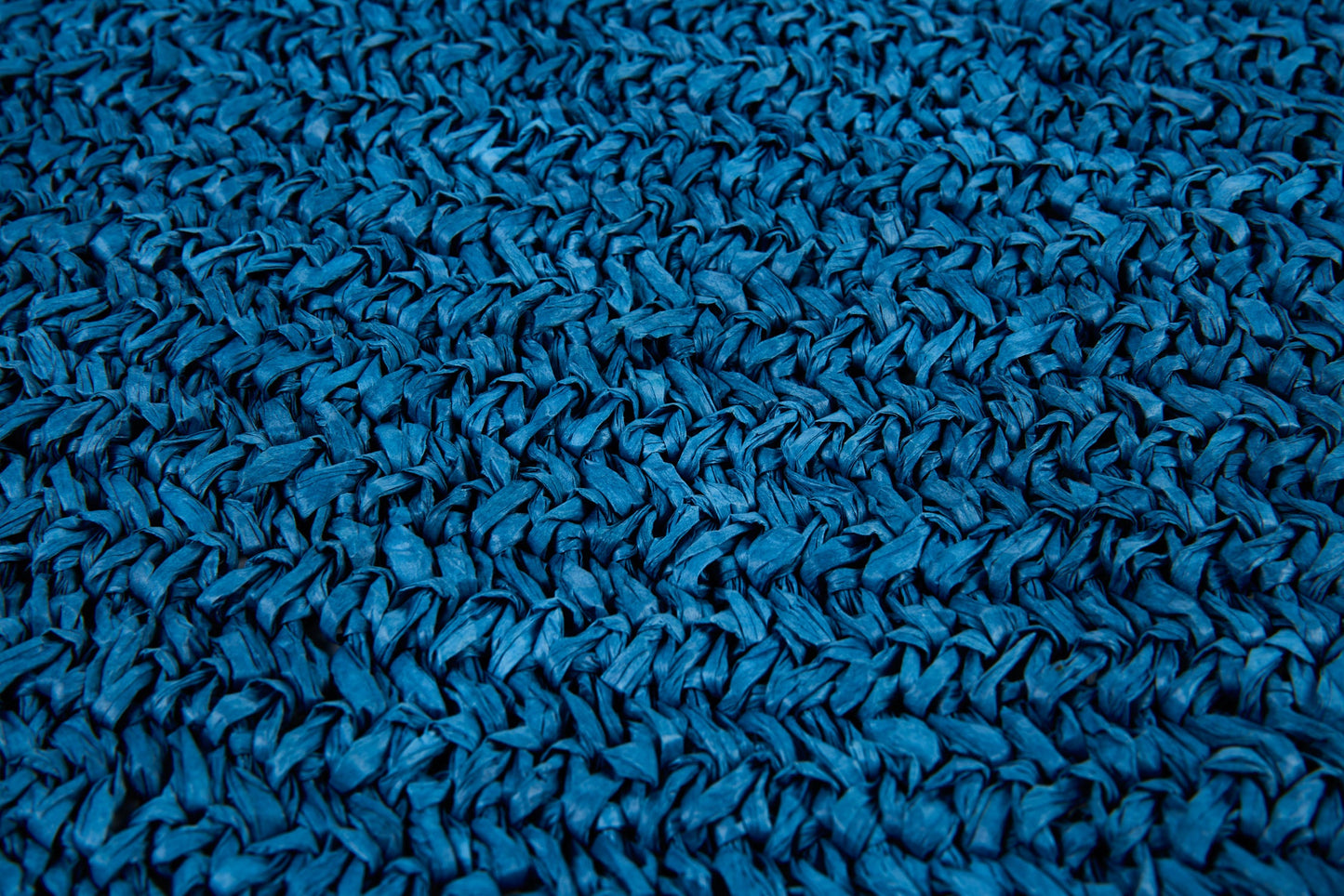 Mazorcas - Set Sottopiatti 1/4 Rafia Blu