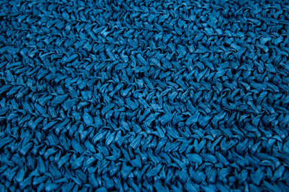 Mazorcas - Set Sottopiatti 1/4 Rafia Blu