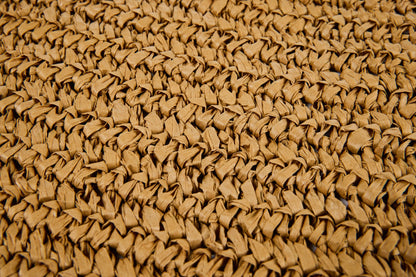 Mazorcas - Sottopiatti Quadrati Rafia Set 1/4 Naturale