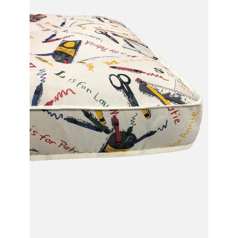 Materasso matrimoniale AJD Home Youth da 6 pollici, materasso matrimoniale in una scatola, materasso matrimoniale in schiuma da pavimento 75 x 39