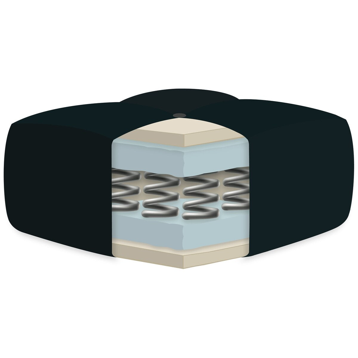 Materasso a molle per ragazzi AJD Home da 7,5 pollici, 75 x 39