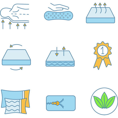 Materasso matrimoniale AJD Home da 8 pollici per ragazzi, doppia schiuma 75 x 54