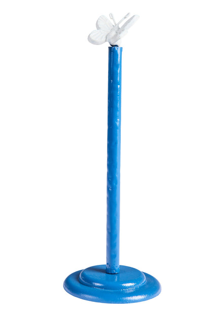 Alhoa - Porta Scottex Blu Con Farfalla Bianca