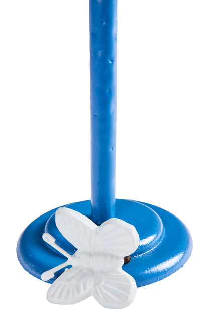 Alhoa - Porta Scottex Blu Con Farfalla Bianca