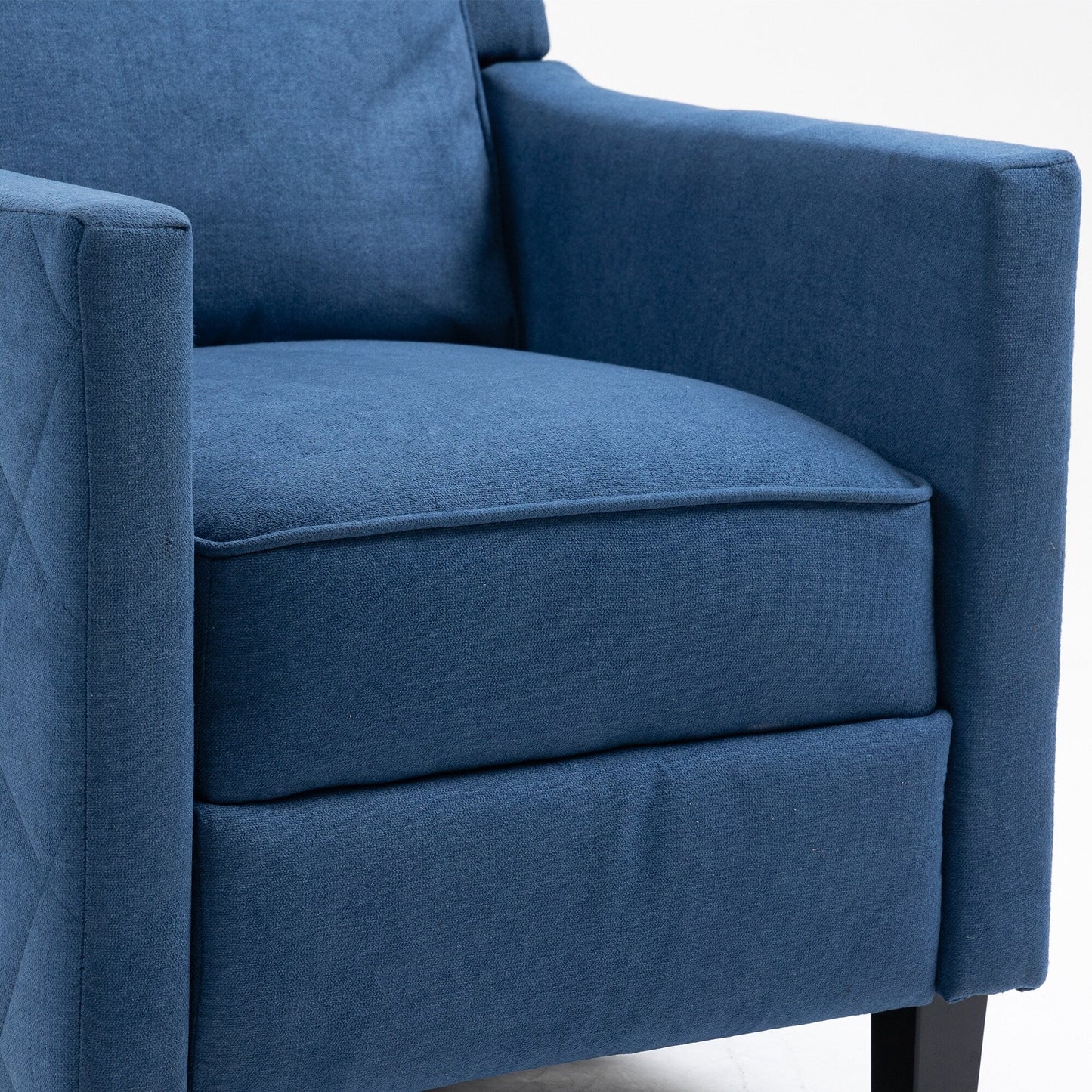 AVAWING Set di 2 poltrone reclinabili con schienale a spinta e schienale ad ala in lino