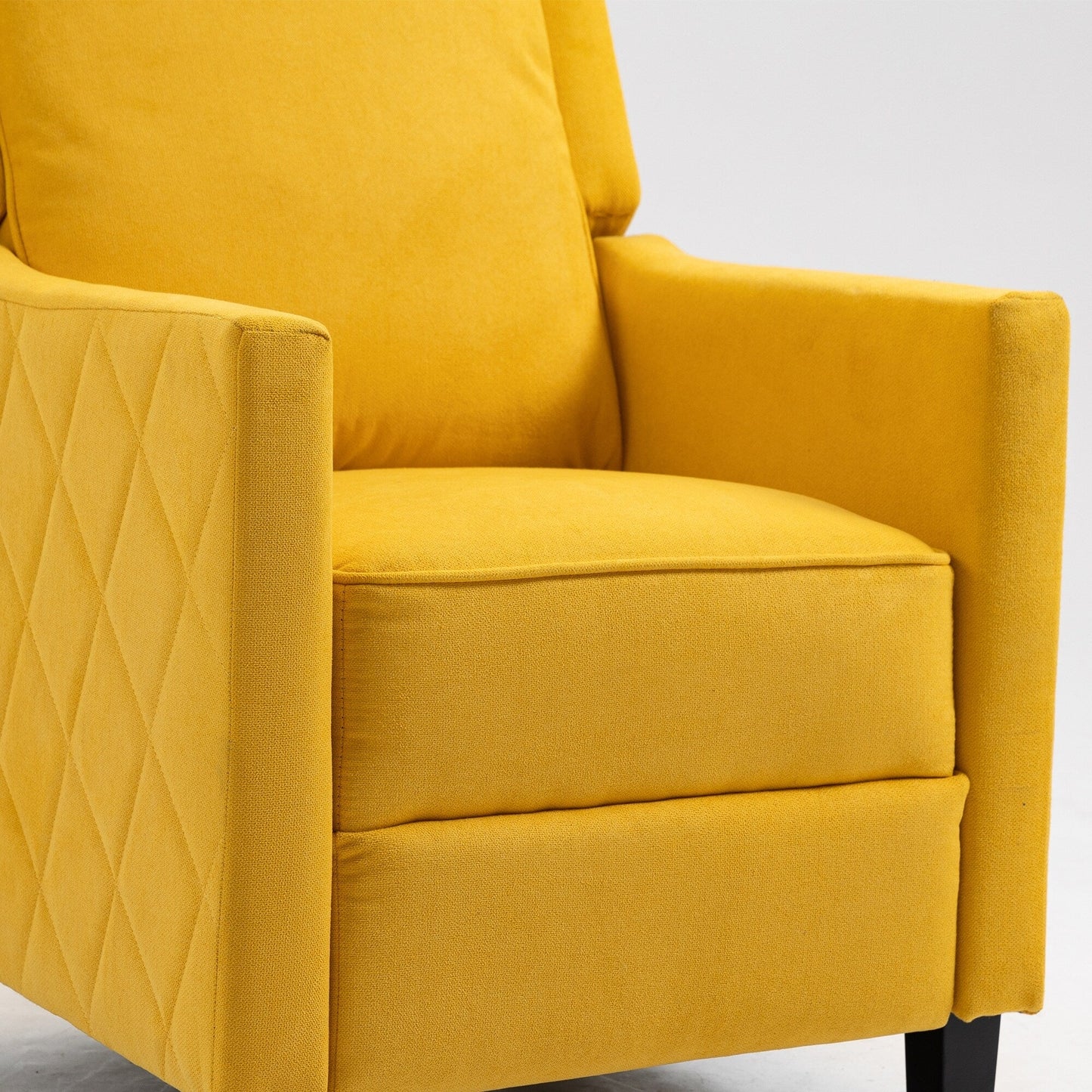 AVAWING Set di 2 poltrone reclinabili con schienale a spinta e schienale ad ala in lino