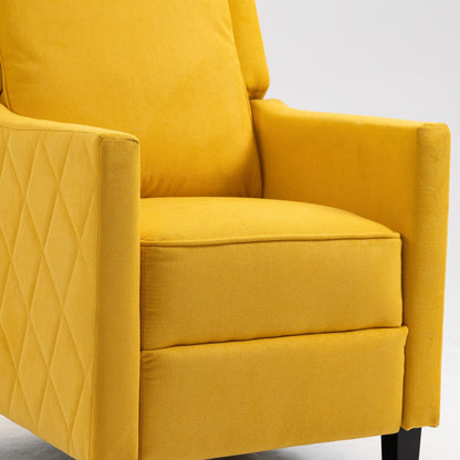 AVAWING Set di 2 poltrone reclinabili con schienale a spinta e schienale ad ala in lino