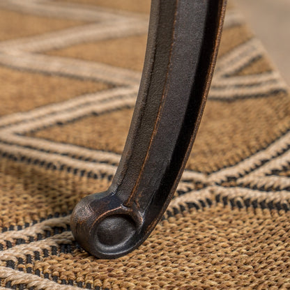 Collezione da pranzo rustica in alluminio pressofuso Abigal Outdoor Copper Cast di Christopher Knight Home - N/D