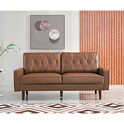 Divano con schienale in similpelle Acire 69.3