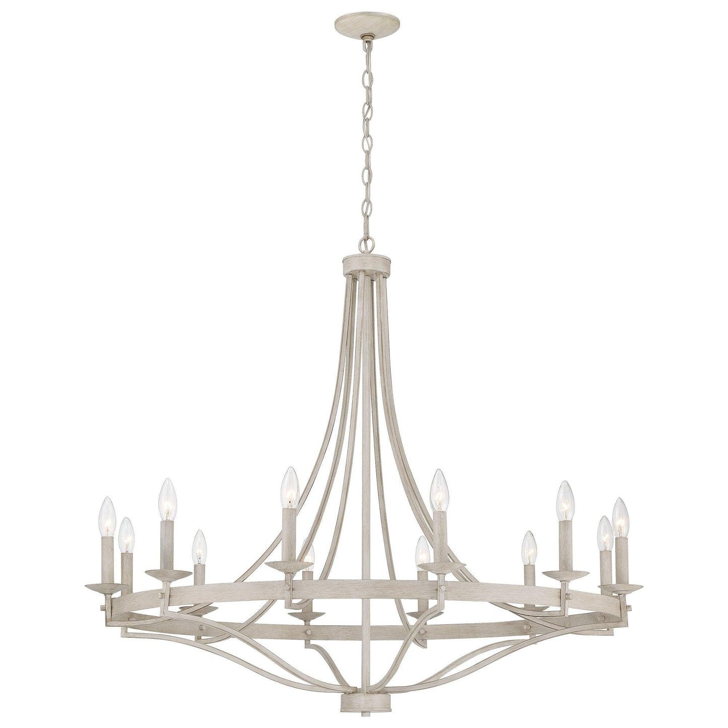 Lampadario Fidenza a 12 luci in stile Impero moderno in stile fattoria con UL - D40'' * H135''