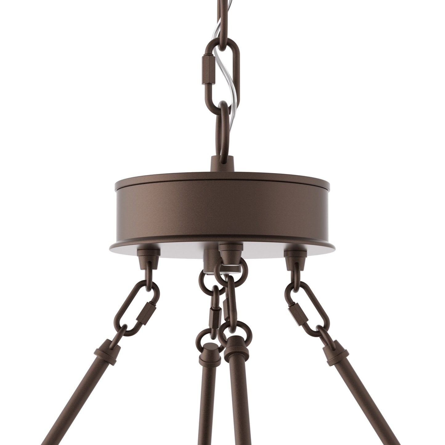 Lampadario a ruota di carro Acroma Farmhouse da 12 luci, 40 pollici, con UL - 40'' P x 138'' H